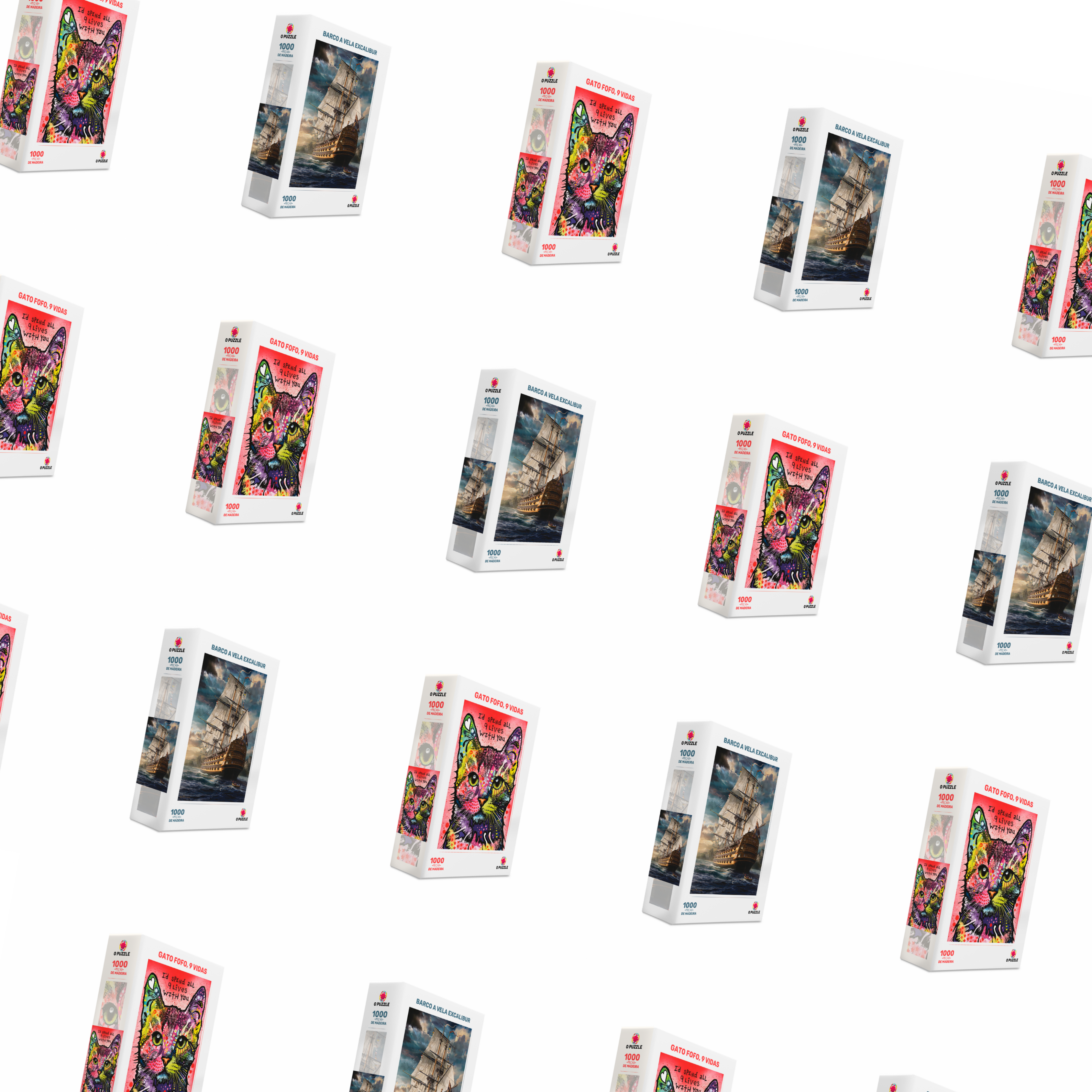 1000 peças Mini – O Puzzle