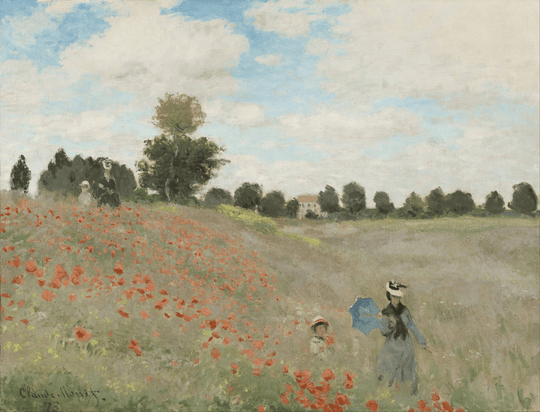 Campo de Papoulas, de Claude Monet