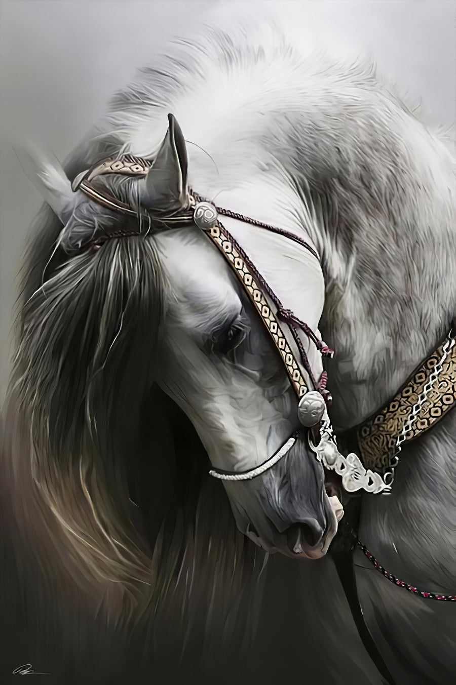 Cavalo Branco Raça Pura